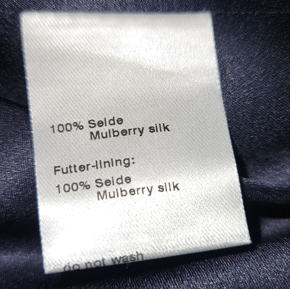 Akris Gold Metallic 100% Mulberry Silk Sheath Dress Sz 16 Evening Party Wedding - Picture 14 of 16